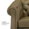 Fairmont 2 Seater Leatherette Sole in Olive Green Colour