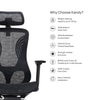 Kandy Premium Gaming Chair in Black Colour