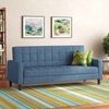 Salford 3 Seater Sofa Cum Bed In Baltic Blue Colour