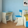 Utopia Extendable Toddler Study Desk and Chair Set in Azure Blue Colour