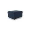 Apollo Compact Sofa (Colour : Lapis Blue, Cushion : Hard, Back Type : Regular, Seating Capacity : Right Aligned 2 Seater + Right Aligned Chaise + Ottoman)