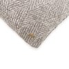 Tagus Grey Knit Cotton Cushion Cover  12X20  Inches