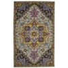 Lydia Ivory Solid Hand-Tufted Wool 8X5 Feet Carpet