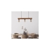 Tavern Brown Solid Wood Cluster Hanging Light