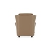 Blos 1 Seater Leatherette Sole in Mushroom Brown Colour