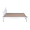 Morris Metal Queen Size Non Storage Bed In White Finish