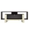 DCanape Ele Engineering Wood TV Unit Wyoming Dark Light Acacia Finish
