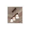 Terzo Brown Solid Wood Cluster Hanging Light