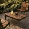 Chalet Teak Wood Coffee Table in Olive Green Colour
