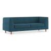 Rubik Luxe 3 Seater Fabric Sofa in Colonial Blue Colour