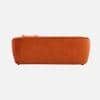 Davis Fabric Sofa (Orange)