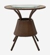 Ballarat  Wicker Table And Chair Set In  Bombay Brown Dual Tone Finish