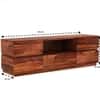 Pluto Solid Wood TV Table in Honey
