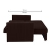 Melano  Pull Out Sofa cum Bed  in Brown Colour