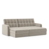 Peckham 3 Seater Click Clack Sofa Cum Bed In Oyster Beige Colour