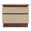 Sydney Bedside Table in Beige High Gloss Finish