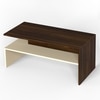 BLUEWUD Taurley Engineered Wood Coffee Center Sofa Tea/Teapoy Console Table for Sofa Set Living Room Home Hall (Brown Maple & Beige)