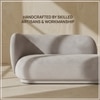 Eliteelegance Wood 2 Seater With Upholstery Non Storage Sofa In Grey Colour