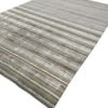 Jaipur Rugs Soft Striped Wool Viscose Handloom Rug Green 6x9 ft