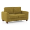 Apollo Neo 2 Seater Fabric Sofa in Olive Green Colour (Back Height : Regular, Cushion Type : Soft)