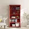 Sheesham Wood Bookshelf In Scratch Resistant Honey Oak Finish