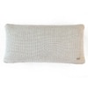 Moss Marld Knit Cushion Cover  Natural Pale Whisper 12X20  Inches