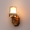 Eliante Modern Wall Lights Mild Steel & Glass Material Antique Gold & Champaign Finish