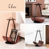 Sculptural Iron Side Table in Brown Colour