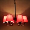 Devansh Black Wall Mounted Lamp With Black Cotton Shade