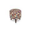 Milo Solid Wood  Ottomon in  Multicolor Colour