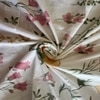 Niko White Floral 400 TC Cotton Flat Super King Size Bedsheet with 2 Pillow Covers – Threads