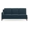 Abbey Sectional Sofa (Colour : Indigo Blue, Cushion : Soft, Seater : Right Aligned 3 Seater + Right Aligned Chaise)