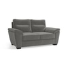 Adelaide Luxe 2 Seater Fabric Sofa in Ash Grey Velvet Colour