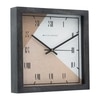 Coffee-Toned Dial and Roman Indices Wall Clock
