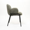 Tezzo Fabric Dining Chair in Green Colour