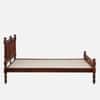 Nilaya Sheesham Wood Queen Size Non Storage Bed in Honey Oak Finish
