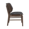 Scandinavian Heath Lounge Chair Cocoa Finish