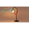Multicolor Mosaic Glass Curvy Table lamp with Iron Base (EN24)