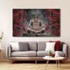 The Castle Decor Lord Shiva Meditation Wall Art Set of 5 27x48 Inch
