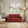 Apollo 2 Fabric Seater Sofa in Salsa Red Colour