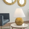 Mia Gold Table Lamp With Gold Aluminium Base