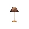 Blue Jute with Metal Gold Table Lamp