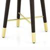Sinata Solid Wood Side Table in American Walnut Finish