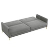 Gilud 3 Seater Click-Clack Sofa cum Bed  in Grey Colour