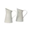 Jug Pot Planter Set Of 2 In White Colour