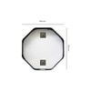 Aluminium Octagon Decorative wall mirror by elegant arts and frames (Mirror size 500 mm)