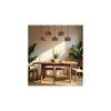 Star 5 Series Brown Solid Wood Cluster Hanging Light