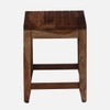 Aveline Solid Wood Side Table in Dual Tone Finish