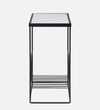 Black Metal Side Table in Black Colour