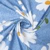 Blue Floral 4 Pcs Comforter Set With Queen Size Bedsheet With 2 Pillow Covers